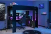 Lit Mezzanine Enfant Gamer LED ONLINE, 90 x 200 cm, Noir Voir les images du produit 2