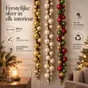 Mica Decorations Kerstslinger Goud 180 cm - Gouden Productafbeelding-voorbeeld 2