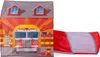 Tenda con tunnel per bambini Casa dei pompieri Parco giochi Anteprima dell’immagine prodotto 4