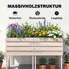 Outsunny 4-dielny drevený vyvýšený záhon 4 kombinácie Náhľad obrázku produktu 7