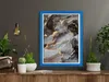 MG Design Blau Bilderrahmen 40 x 60 cm - Aus echtem Holz Produktbild-Vorschau 3