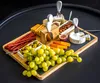 Bambusbrett für Aufschnitt, Käse und Snacks + Messer- und Produktbild-Vorschau 2