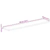 Möbel Tischplatte 180x20x3,8 cm Rechteckig Altholz Massiv - Produktbild-Vorschau 9