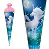 ROTH Schultüte groß Mondschein-Einhorn 70 cm rund Produktbild-Vorschau 4