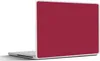 MuchoWow® Laptop Aufkleber Sticker Cover Rot - Einfarbig Produktbild-Vorschau 1