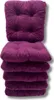 Cuscino trapuntato per sedia viola 38x38x8 cm - 1224 Anteprima dell’immagine prodotto 5