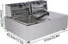 Dvojitá fritéza 12L olejová fritéza Fritéza 2500W z Náhled obrázku produktu 2