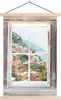 MuchoWow® Textilposter Durchschauen - Italien - Blumen Produktbild-Vorschau 1