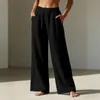 ASKSA Damen Sommer Hose Casual Strandhose Weite Bein Produktbild-Vorschau 2