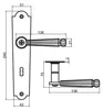 Baumanti Parma Wechselgarnitur 92 mm Langschild Produktbild-Vorschau 2