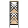 vidaXL Stolik konsola dąb sonoma 156x28x80,5 cm materiał Podgląd zdjęcia produktu 5
