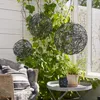 LED 3D Designkugel 'Trassel' - D: 50cm - 150 warmweiße LED - Indoor & Outdoor - schwarz Produktbild-Vorschau