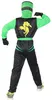Drachen Ninja Kostüm für Jungen schwarzes Ninjakostüm Produktbild-Vorschau 4