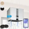 Futurelight Smart Inselabzugshaube Umluft 420m³/h LED Produktbild-Vorschau 1