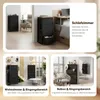 HOKEEPER Kommode, Sideboard mit 4 Stoffschubladen, Schmaler Produktbild-Vorschau 7
