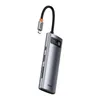 Baseus Metal Gleam Series multifunktionaler USB HUB 7in1 Produktbild-Vorschau 5
