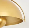 Bagnoli Stehlampe aus Metall in Goldfarben mit Fußschalter Produktbild-Vorschau 6