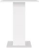 A white pedestal stand. Podgląd zdjęcia produktu