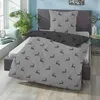 Biberna Wendebettwäsche grau 1x 135x200 cm + 1x 80x80 cm Produktbild-Vorschau 7