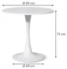 Esstisch Vicco Carl Weiß 80 x 80 cm, Model 52002 Produktbild-Vorschau 2