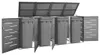 vidaXL Mülltonnenbox für 4 Tonnen 276,5x77,5x115 cm Produktbild-Vorschau 2