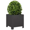 Pflanzkübel 2 Stk. Schwarz 30x30x30 Stahl Produktbild-Vorschau 4