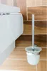 Sada WC štětky z matného skla, WC štětka s montáží na Náhled obrázku produktu 4