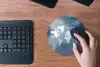 MuchoWow® Mauspad Mousepad Weltkarte - Aquarell - Blau Produktbild-Vorschau 4