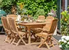 Teakholz Ausziehtisch Brighton rechteckig 240 x 120 cm als Produktbild-Vorschau 7
