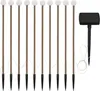 Set Mit 10 Solar Erdspießleuchten LOLLY h40cm Produktbild-Vorschau 1