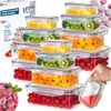 Vilde | Lebensmittelbehälter - 12 Stück - mit Deckel und Produktbild-Vorschau 2