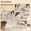 Ecksofa - Wohnzimmersofa 240 cm breit  - Couch U-Form - Produktbild-Vorschau 6