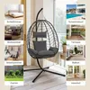 EUGAD Hängesessell mit Gestell Outdoor und Indoor, 150 kg Produktbild-Vorschau 8