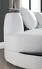 Leder Sofa Ecksofa Wohnlandschaft Rund Couch Sitz Polster Produktbild-Vorschau 7
