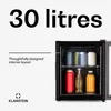 KlarsteinBrooklyn 30, mini lodówka, szklane drzwi, LED, Podgląd zdjęcia produktu 2