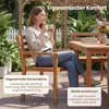 COSTWAY Tuinstoelen, set van 2, houten stoelen met Productafbeelding-voorbeeld 7