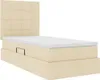 Bett mit Stauraum und LED mit LED Creme 90 x 190 cm Produktbild-Vorschau 6