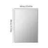 A rectangular mirror with dimensions indicated. Produktbild-Vorschau