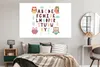 MuchoWow® Poster Illustration Alphabet mit lustigen Eulen Produktbild-Vorschau 4