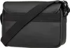 A black messenger bag with a strap is shown from the back. Produktbild-Vorschau