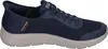 A side view of a blue Skechers GO WALK FLEX sneaker. Voir les images du produit