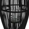 vidaXL Závesný svietnik Bamboo Black 60 cm Náhľad obrázku produktu 1