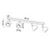 Deckenleuchte OCULARE 4L schwarz 4xGU10 10W Stahl Produktbild-Vorschau 4
