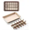 Kastenformen,Brownie Backform,Antihaftbeschichtete Produktbild-Vorschau 6