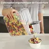Lot YASHE de 4 boîtes de conservation hermétiques, 3,7 L Voir les images du produit 2