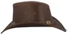 Scippis wetterfester Western-Lederhut Reno mit Antik-Conchos in braun Náhľad obrázku produktu