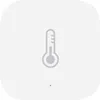 A minimalist image of a temperature and humidity sensor with a thermometer icon. Voir les images du produit