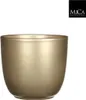 Tusca Topf rund Gold h16xd17 cm Produktbild-Vorschau 1