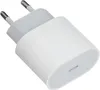 A white Apple 20W USB-C power adapter with European plug prongs. Produktbild-Vorschau