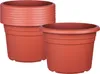 9x Blumentopf Ø 35 cm Farbe Terrakotta Kunststoff Produktbild-Vorschau 1